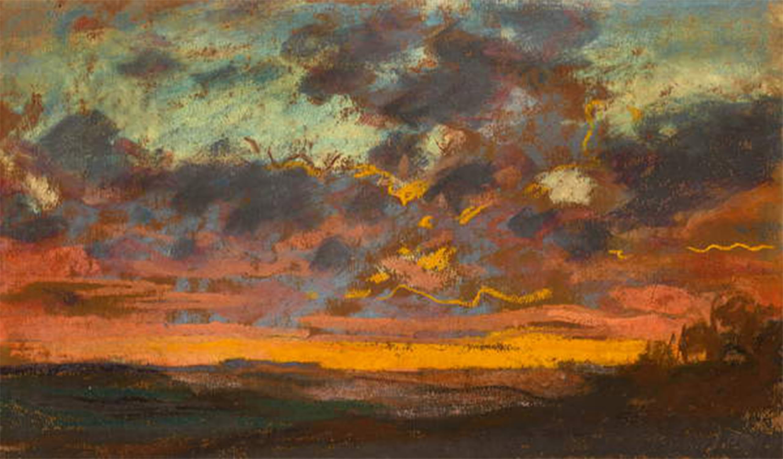 Lienzo de Puesta de sol de Claude Monet lamina artistica emocional para dormitorio 5