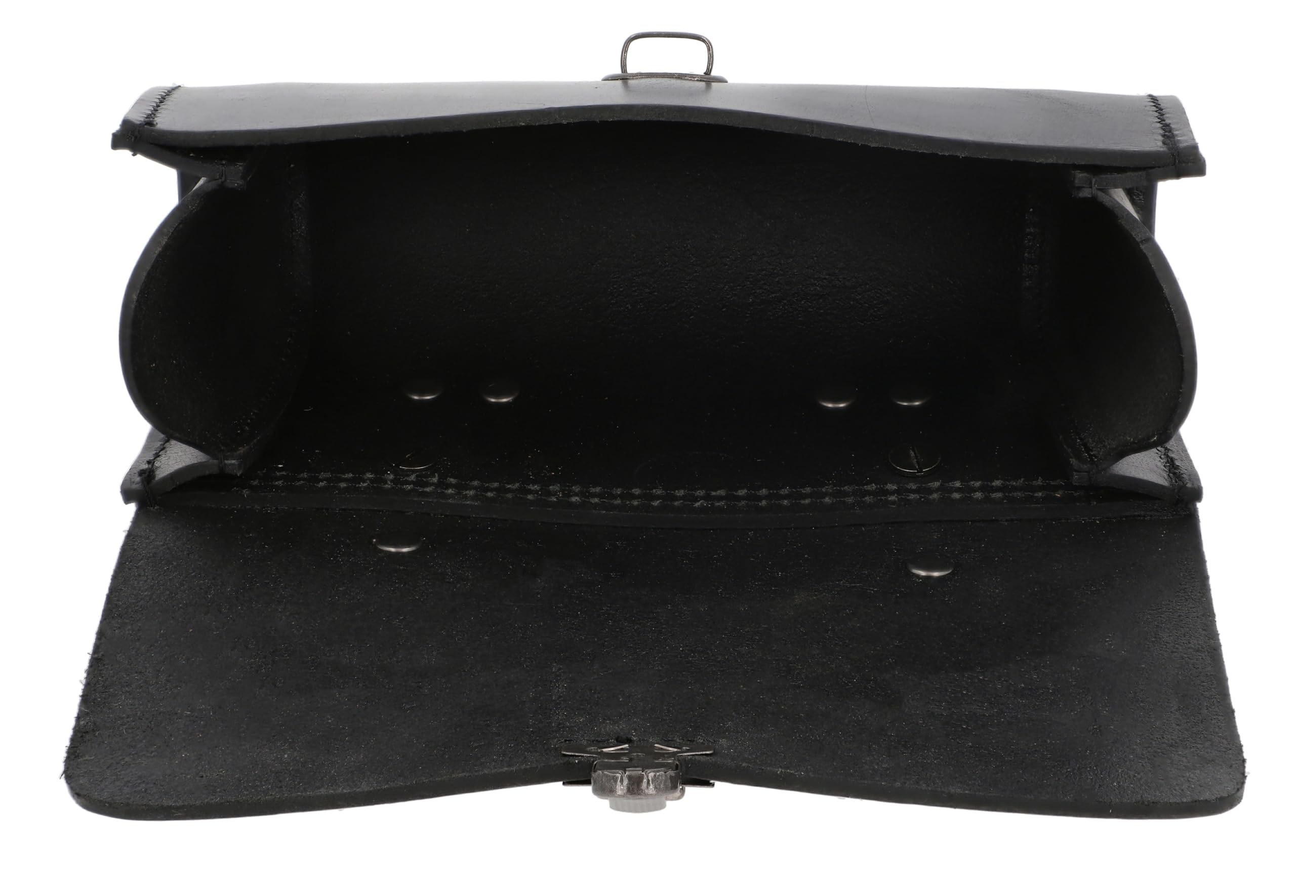 Gusti borsa bici in pelle - Raymond P. Bisaccia Vintage per sella Brooks antifurto Nera