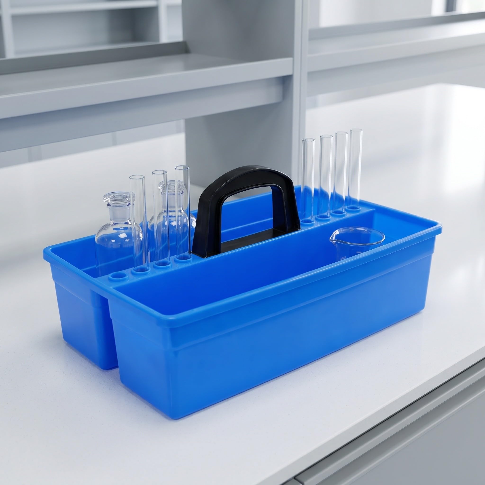 Genérico Caja de almacenamiento de frascos de reactivos de laboratorio con