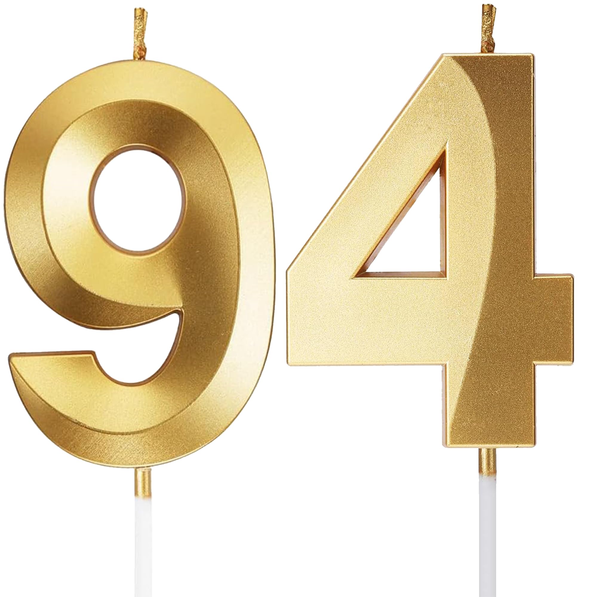 Birthday Candles Number Candles Age Year for Cakes Happy Birthday 3D Designed Wedding Anniversary Party Cake Topper Decorations