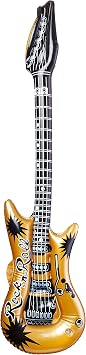 Inflatable Guitar, 39in 1/pkg