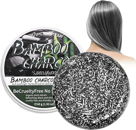 Soap for Gray Hair Charcoal Handmade Unisex Reverse Grey Hair Bar