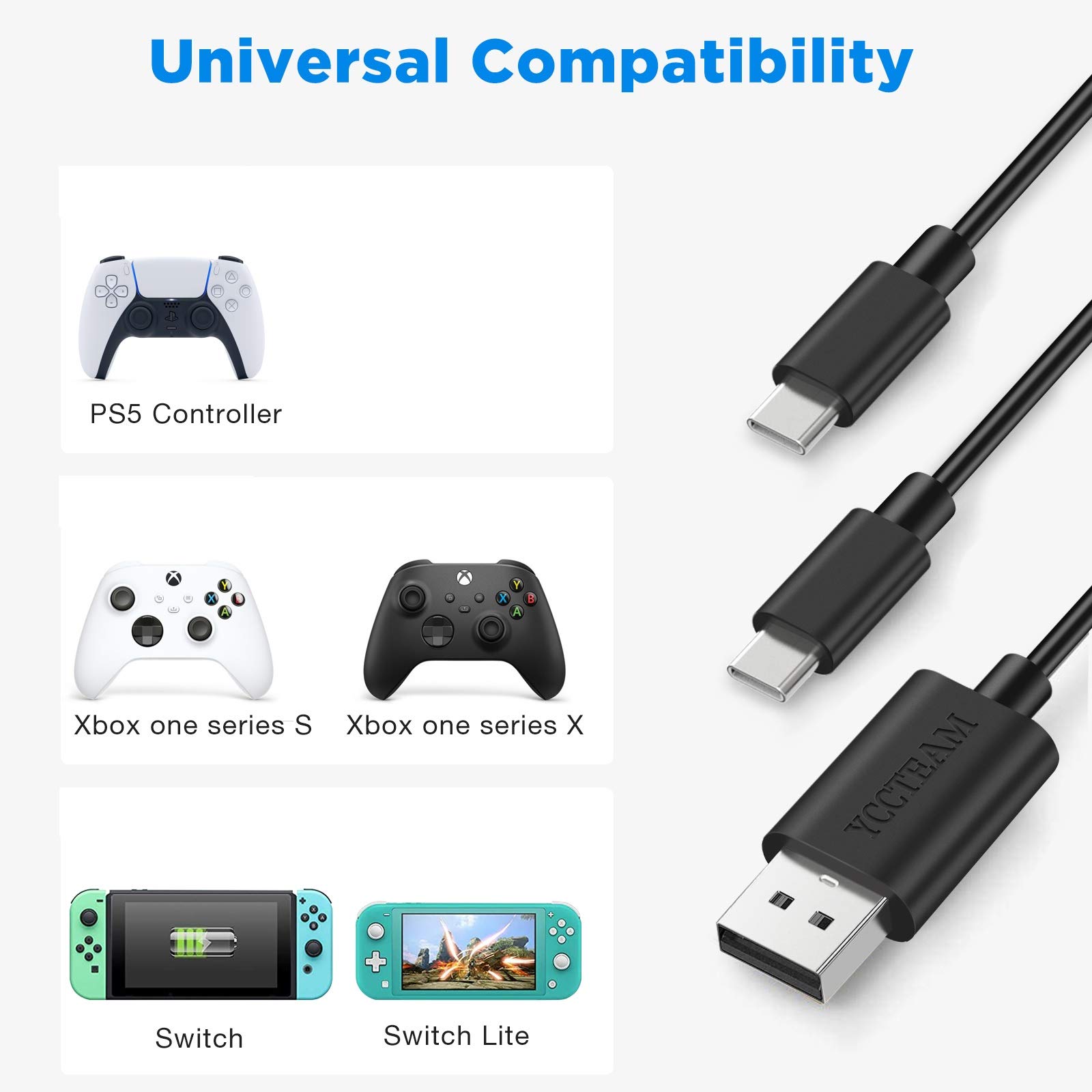 Cavo PS4 Controller 3 3 Etri,Cavetto Di Ricarica Intrecciato Per Sony - Foto 13