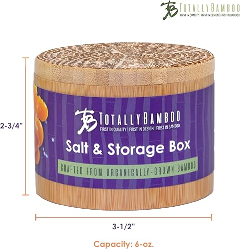 Miniatura 3 de Totally Bamboo 20-2083 - Salero (redondo, 3.5 pulgadas)