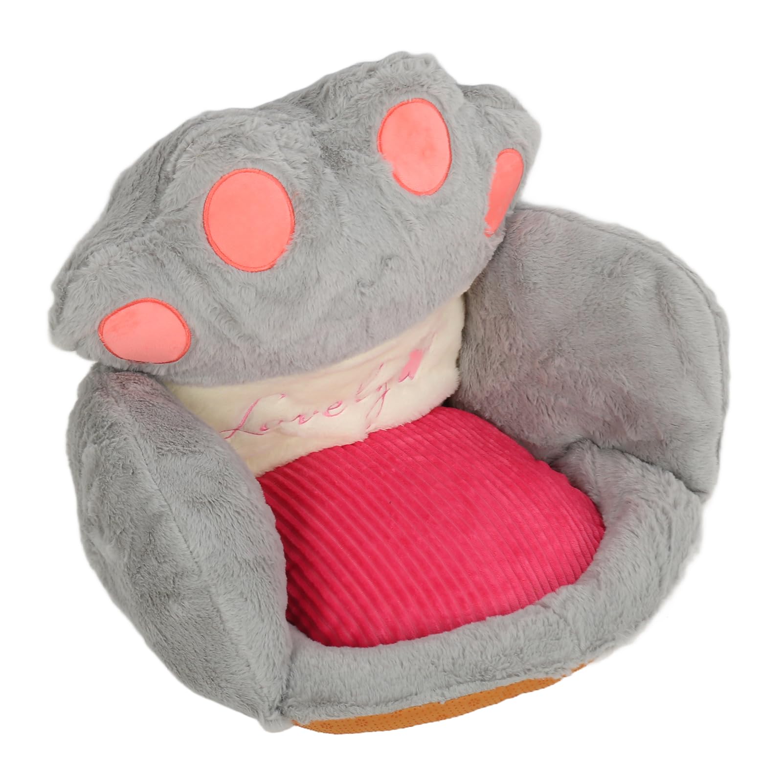 Coussin de patte de chat mignon Ejoyous en fibre de polyester pour fauteuil de bureau