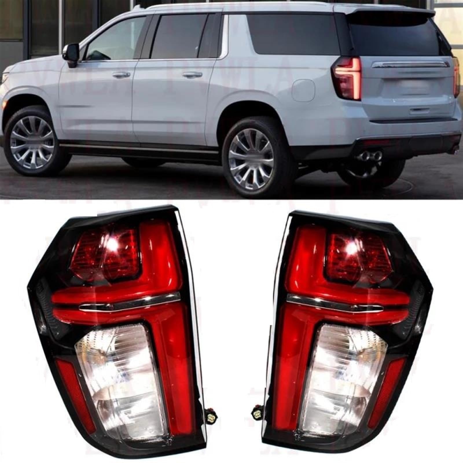 Piloto Trasero Par Luces Traseras Izquierda Y Derecha Con Bombillas 84849416 84849417 Para Chevrolet Para Suburban Para Tahoe 2021 2022 2023 pilotos traseros remolque