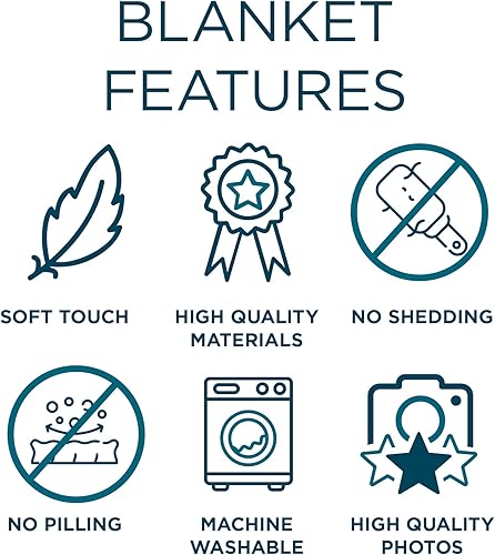 Miniatura 4 de Manta personalizada con fotos y texto, totalmente personalizable con tus fotos y mensajes, manta de forro polar sherpa suave, 50 x 60 pulgadas