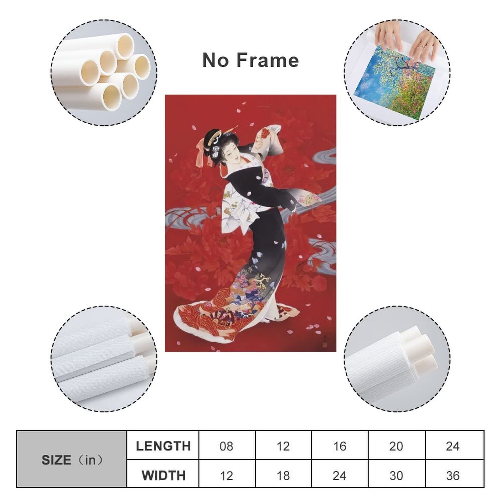 Amazon.com: Japanese Wall Art Vintage Poster Japanese Geisha Dance