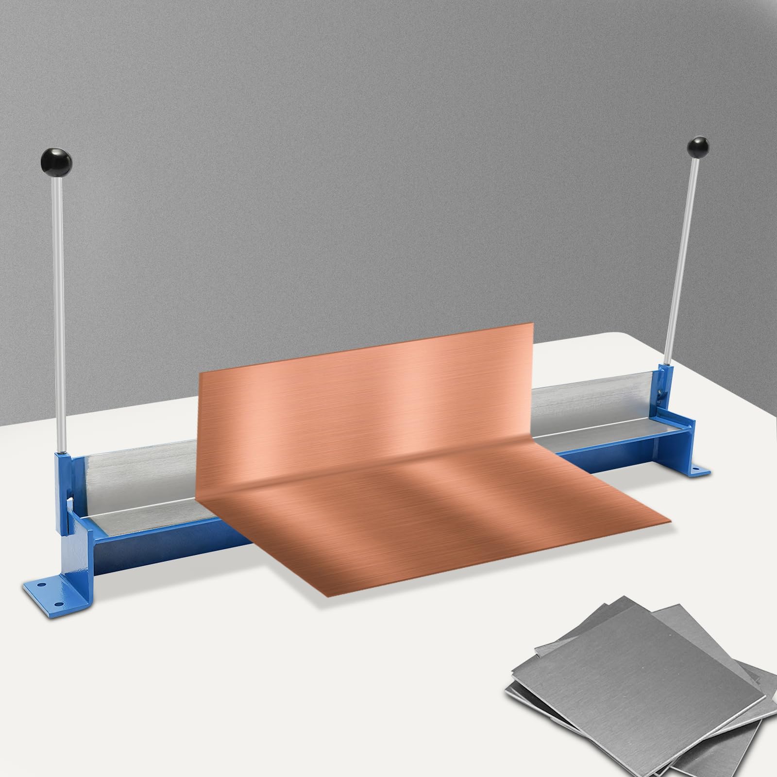 Cintreuse de tôle 1000mm 135° Cintreuse de table pliante Cintreuse rotative Outil manuel de cintrage de tôle, frein de tôle, frein de machine à cintrer métallique Pour acier au carbone Feuille de