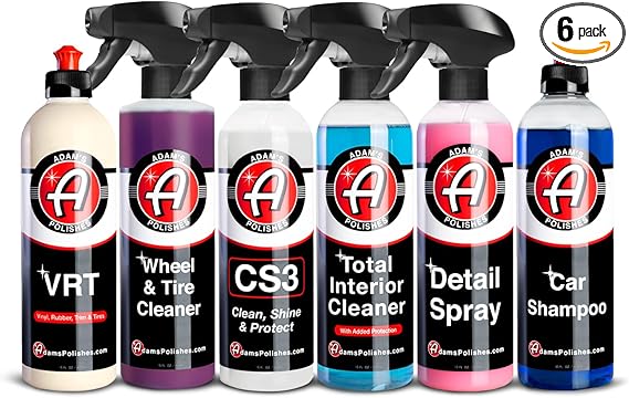 Adam's Essential Car Wash Kit (6-Item) - USA Made Auto Detailing Car Care Cleaning Kit for Car & Truck Lovers, Dads, Moms and DIYers - Our Products Adam's Essential Car Wash Kit (6-Item) - USA Made Auto Detailing Car Care Cleaning Kit for Car & Truck Lovers, Dads, Moms and DIYers - Our Products