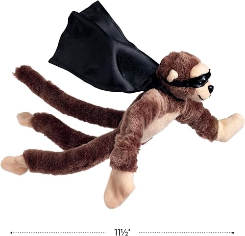 Miniatura 3 de Juego de 3 monos aulladores voladores de peluche con sonido, 11.5 pulgadas de alto