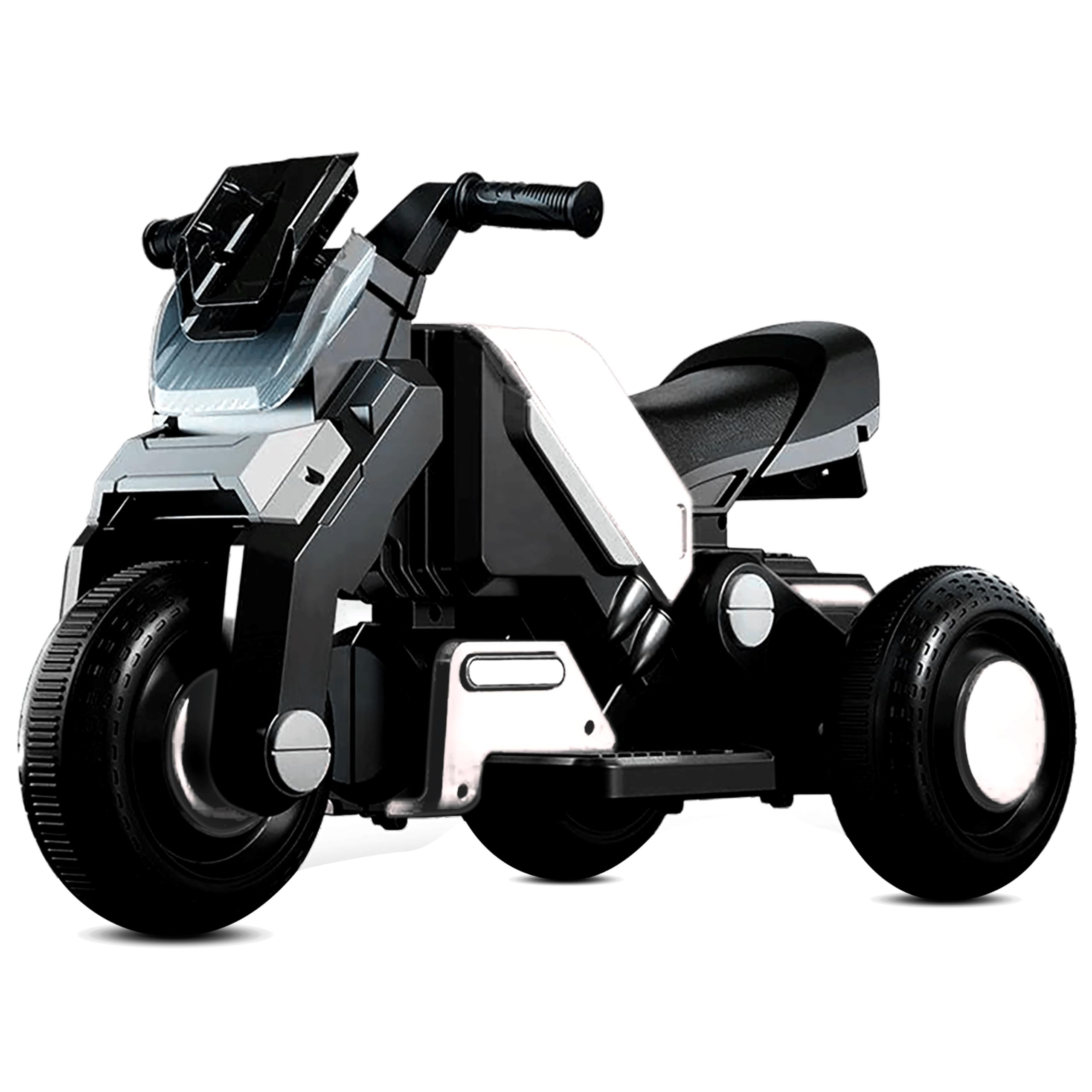 Kidsmate Hyrider 6V Electric Kids Bike with Rechargeable 6.5 Ah Battery Inbuilt Imported Motor Drive | Music Player, Front LED Light & Foot Accelerator Pedal Bike for Ages 1-4 Years-image-13