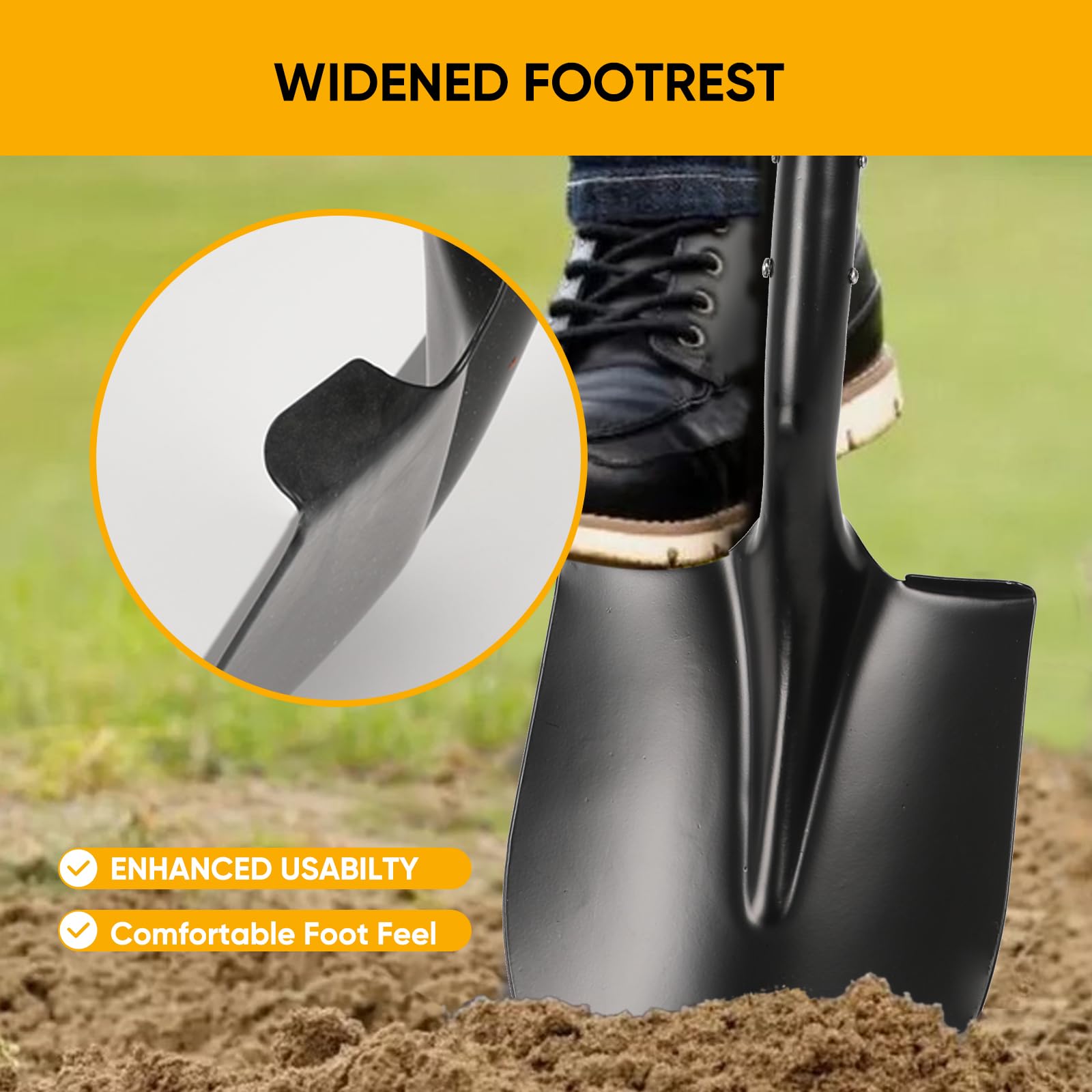 Heavy Duty Digging Shovel - Trenching Blade -4 Heavy Duty Digging Shovel - Trenching Blade -4
