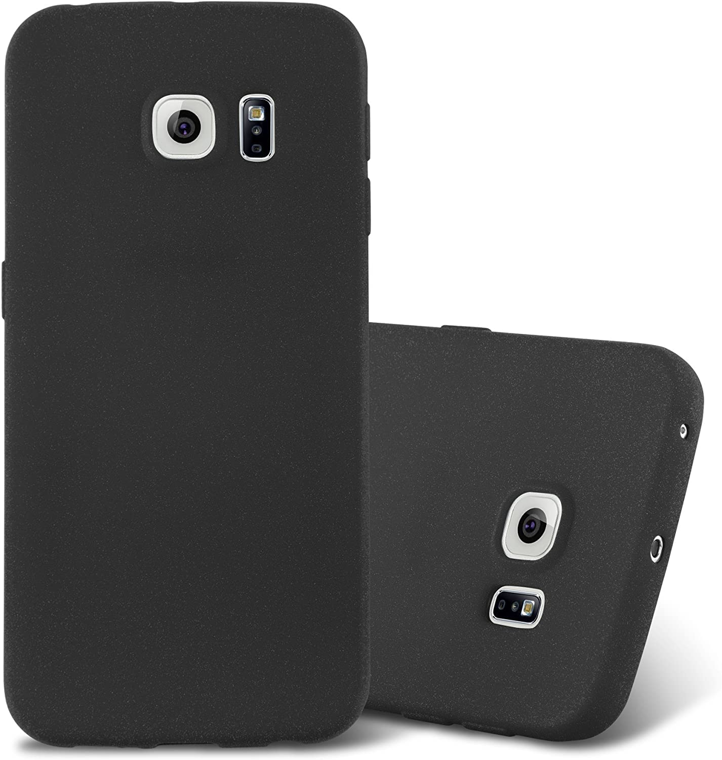 Muzz Case For Samsung Galaxy S6 Edge TPU Silicone Back Case Cover For Samsung Galaxy S6 Edge Black