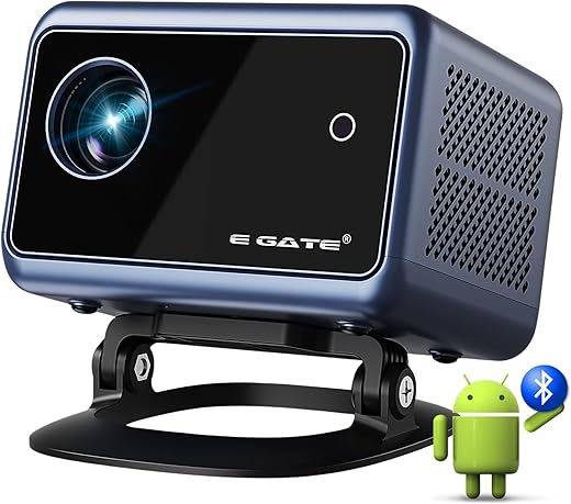 E Gate i9 Pro Automatic Projector, 12000 Lumen & 600fc (Segment Brightest), 4k Support, Auto Keystone & Digital Focus, HDMI ARC, USB, WiFi…