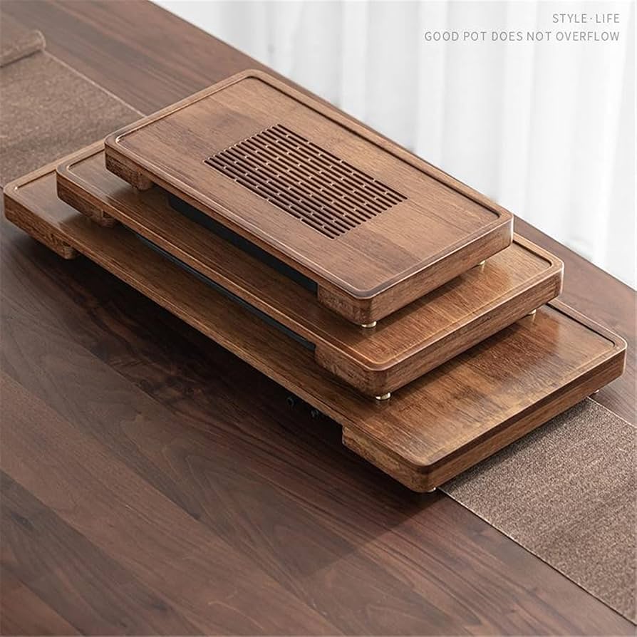 中国 水盤（盥形洗筆）高台あり　u6230939 Amazon｜茶盤 茶盆 茶台 プラスチック製水タンクのティートレイ