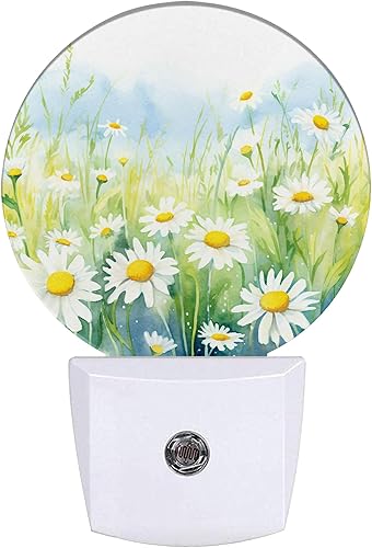 Miniatura 13 de Aurora Forest - Luz nocturna enchufable con sensor de atardecer a amanecer para dormitorio, baño y sala de estar, lámpara apta para dormir Aurora