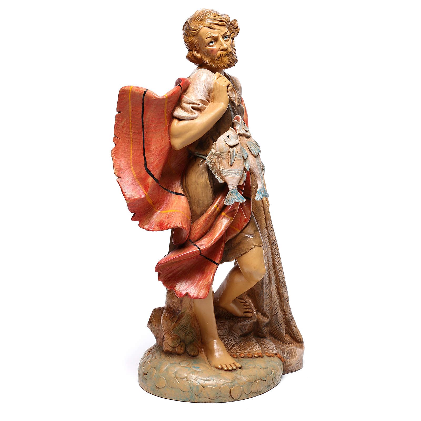 Holyart Pastore con Pesci 30 cm Fontanini
