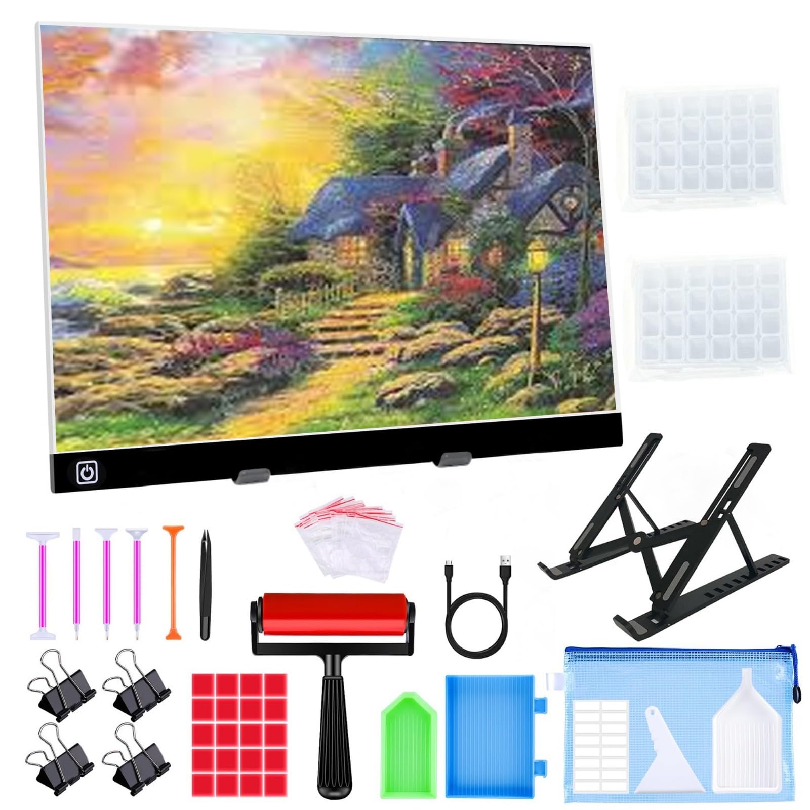 ATEK A3 LED Light Pad for Diamond Painting, USB Powered