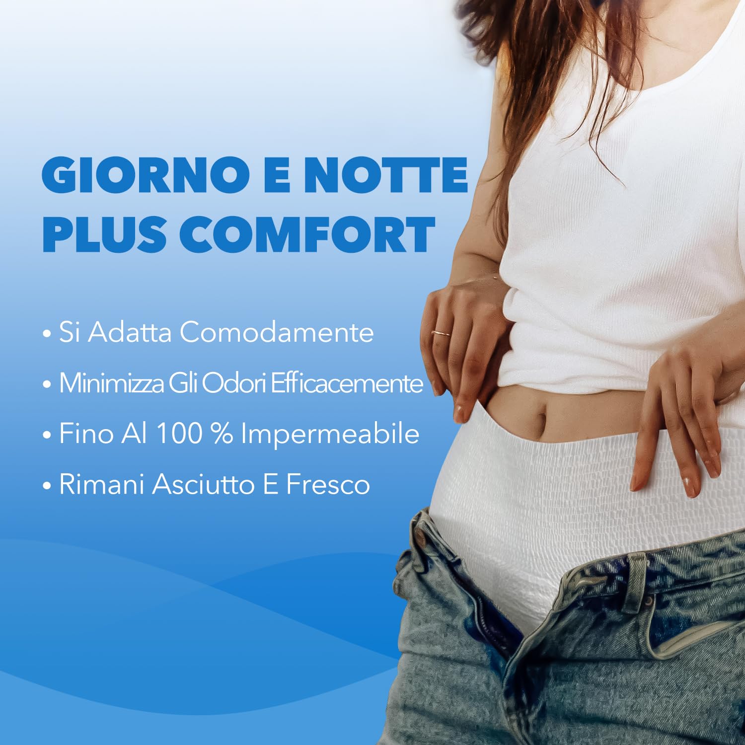 SUNKISS TrustPlus Pannolone a Mutandina Massima Assorbenza, per Adulti per Incontinenza e Post Parto, per Anziani, Uomini e Donne, Unisex, Protezione della Perdita, XL, 16 Unità