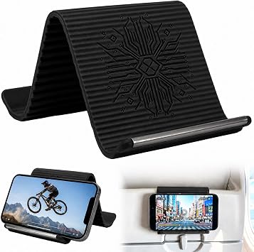 Foldable Silicone Aluminum Phone Holder, Folded into Any Shape