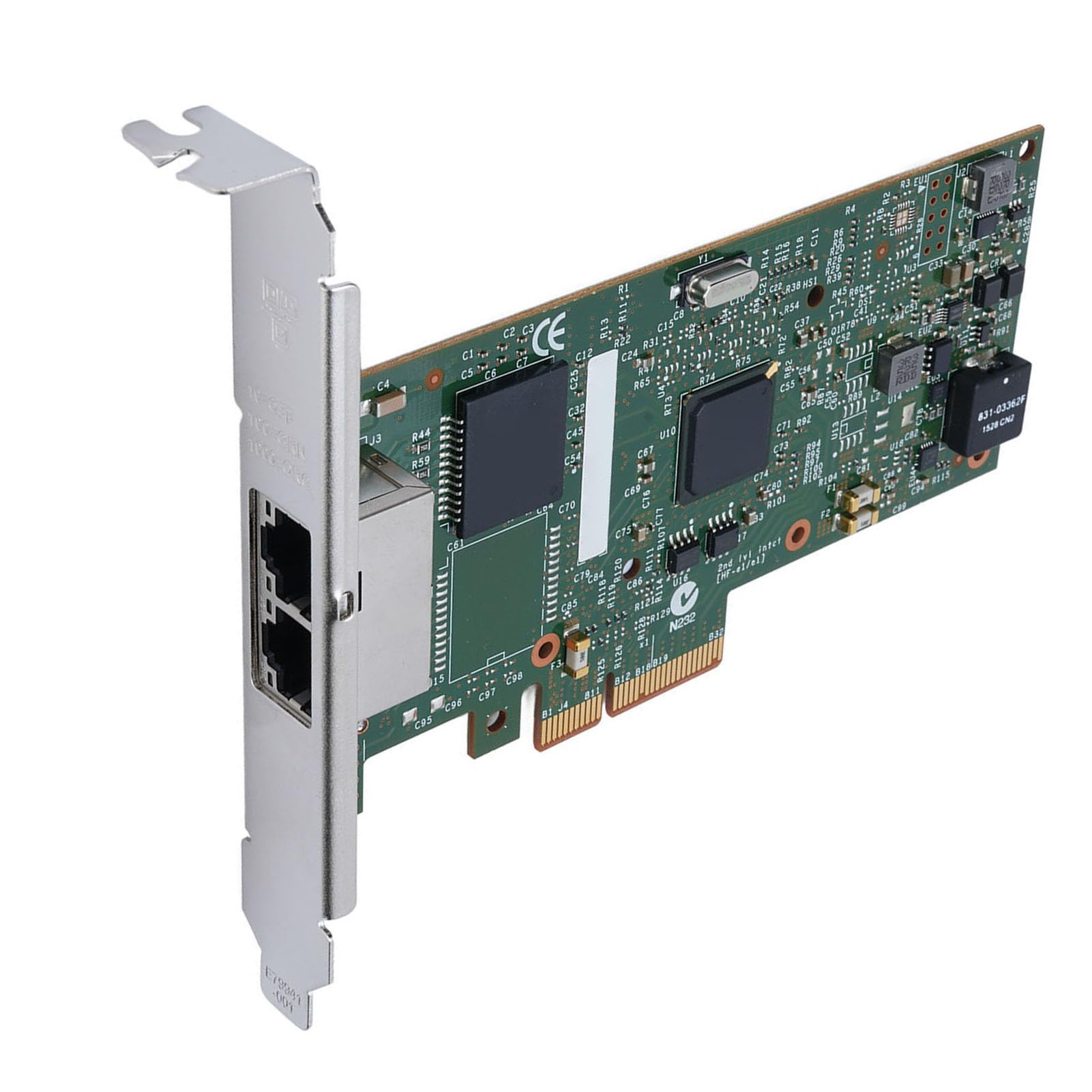 Jiawu Adattatore Server Ethernet PCIE I350-T2 Scheda di Rete Gigabit a Basso Consumo Energetico per Data Center 10 100 1000 Mbps