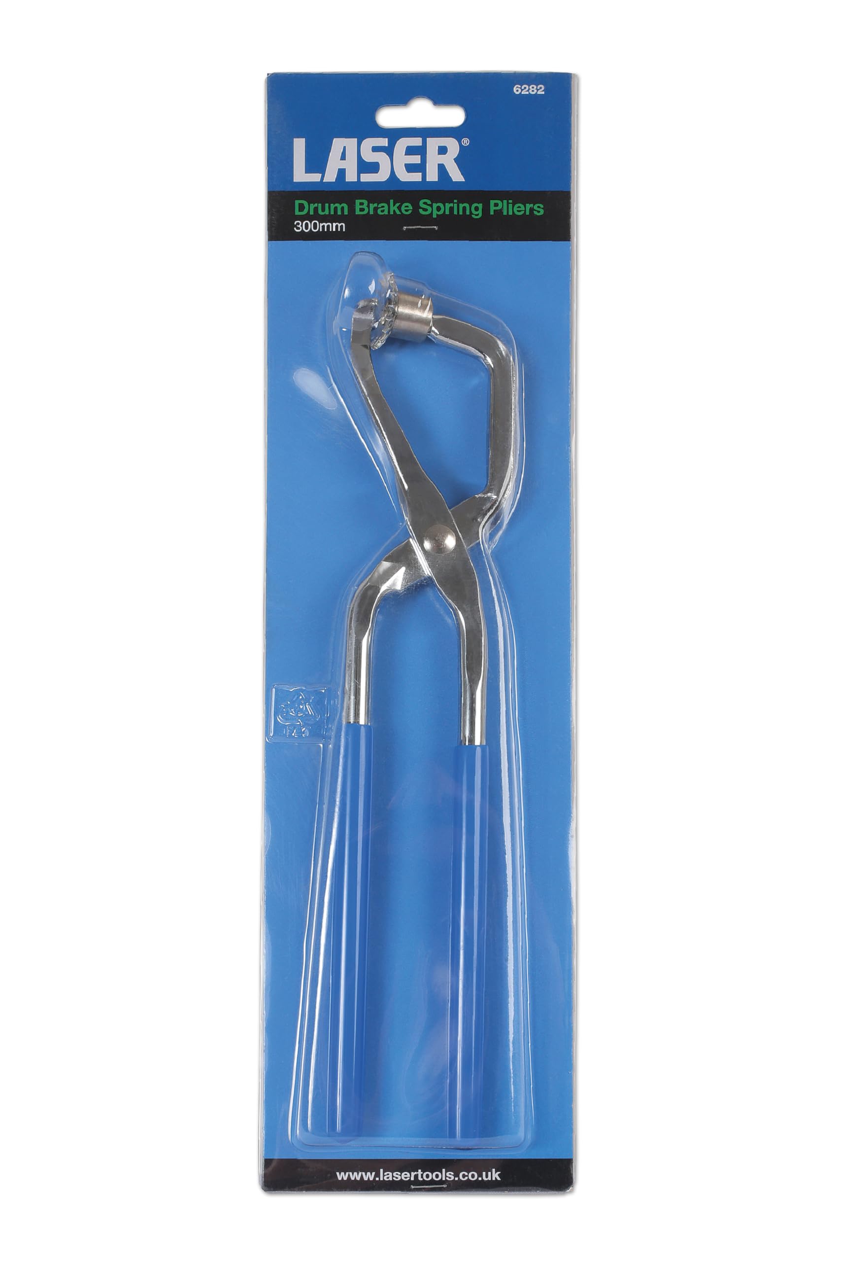 Laser 6282 Drum Brake Spring Pliers, Blue, 300mm