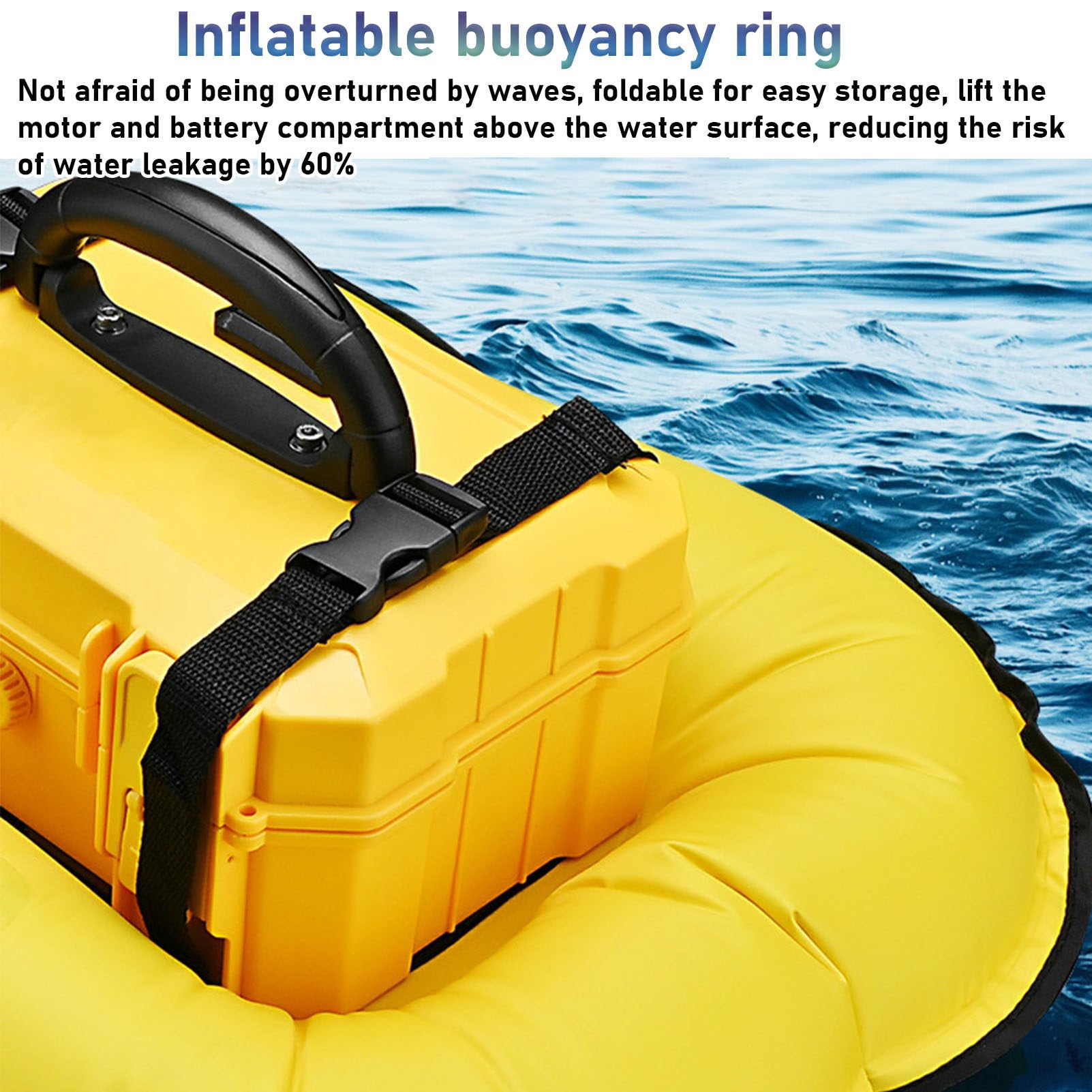 Respirateur de plongée électrique, kit d'équipement respiratoire sous-marin portable et rechargeable pour la plongée sous-marine, refroidissement par circulation d'eau sans fil,Yellow-D3000