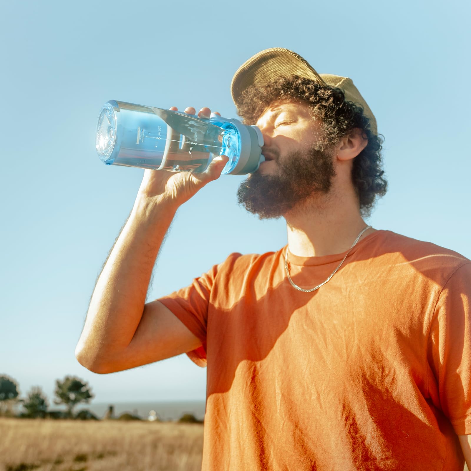 Super Sparrow Borraccia - 500ml/750ml/1L - Bottiglia Senza BPA, a Prova di Perdite - Borracce TouchGulp Flusso Rapido Con Un Clic per Scuola, Sportiva, Palestra