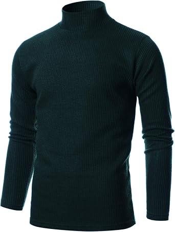 Amazon.com: GIVON suéter para hombre con cuello de mezcla, suave, ajustado, para  hombre : Ropa, Zapatos y Joyería