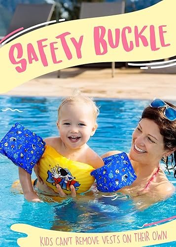 Miniatura 4 de Toddler Floaties for 20-50 Pounds, Kids Swim Vest with Arm Water Wings for Children 1,2,3,4,5,6,7 Years Old