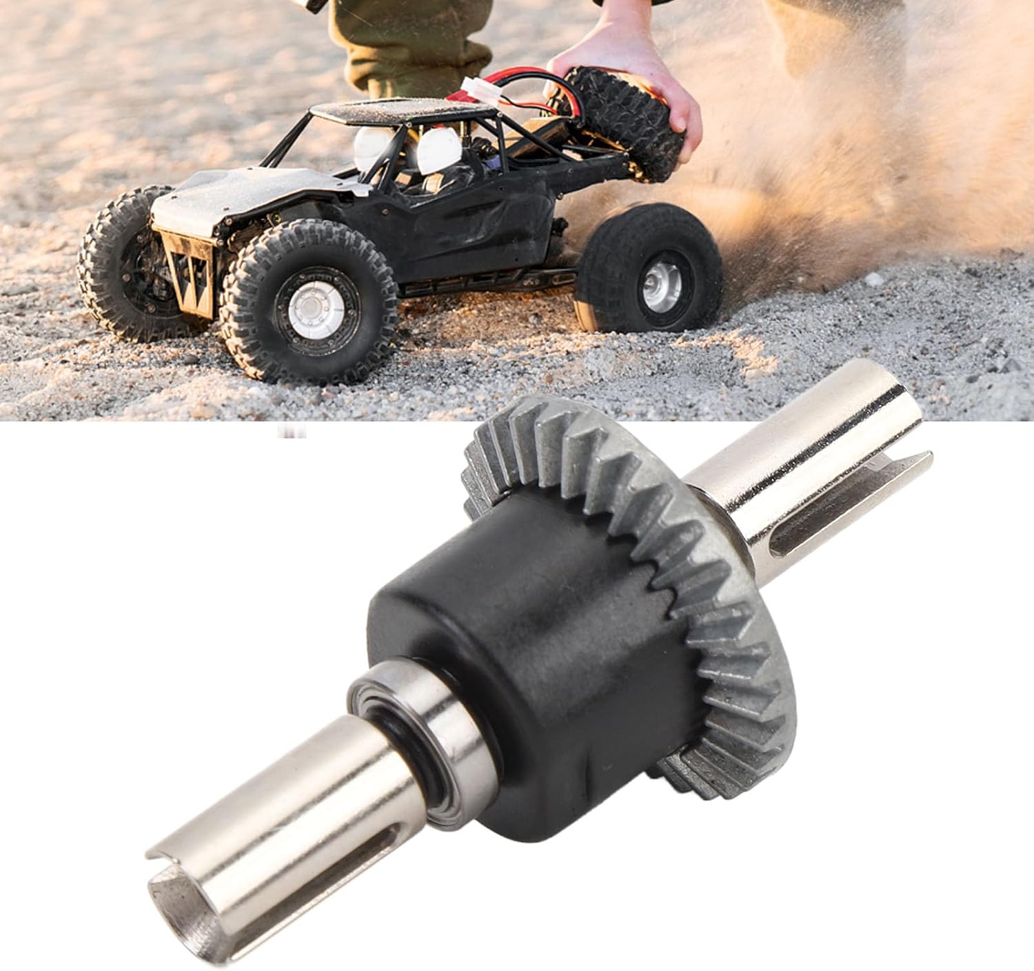 Metal RC Car Front Differential Assembly High Strength Zinc Alloy Enhanced Performance for WLTOYS 12428 12427 12428-A 12428-B 12428-C 12428-D 12423 12628 124006 Racing Enthusiasts