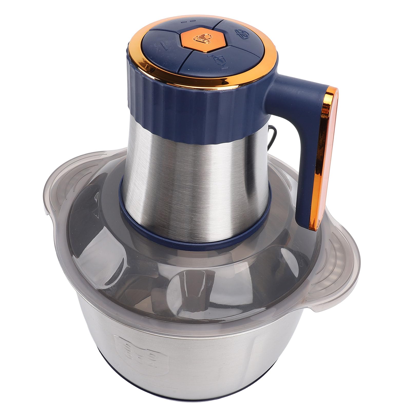 Picadora de Carne Eléctrica de 500 W con Recipiente de Acero Inoxidable de 5 L, Motor de Cobre para Cocina, Carne, Verduras, Cebolla, Ajo, Ensalada, Frutas, Nueces, Ligero y