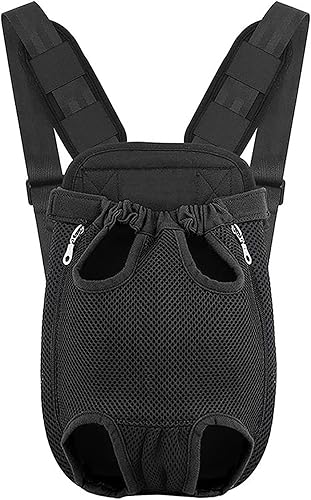 Mochila para perros con correas anchas y hombreras, ligera y transpirable, ideal para ciclismo, senderismo, camping