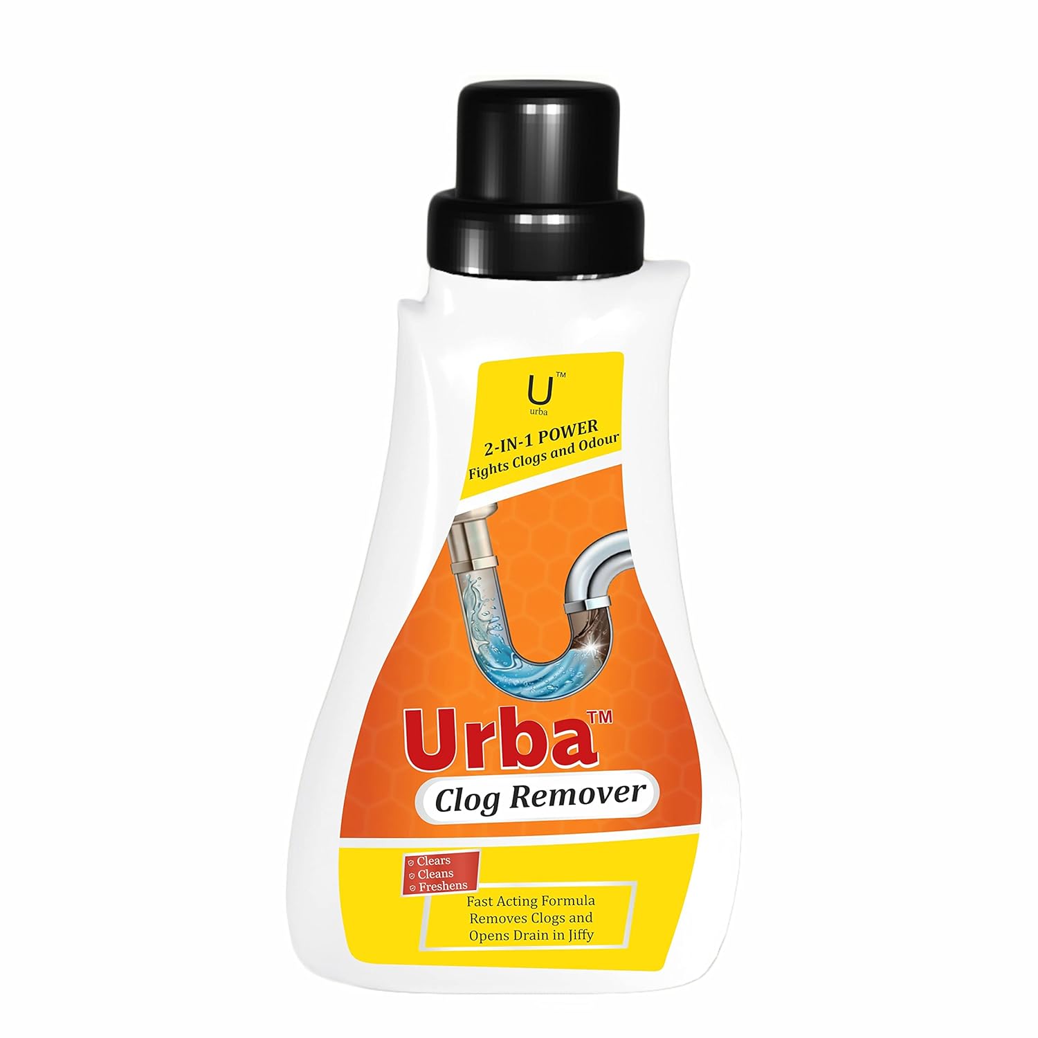 URBA Drain Cleaner & Clog Block Remover 500 ml, Cleaner for Shower or