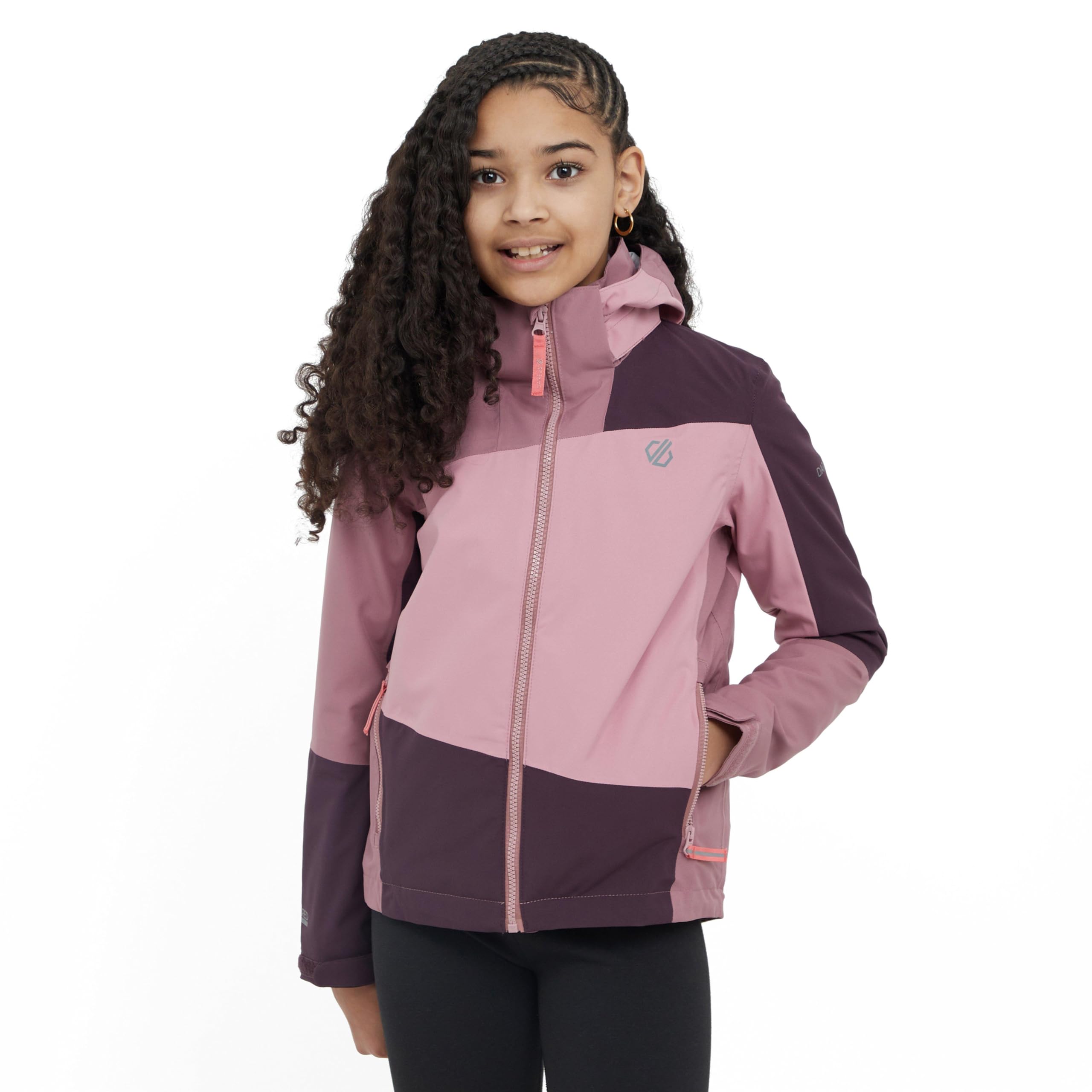 Dare2b Uni Kinder Kids Explore Ii Jacket Mountain Active Jackets Waterproof Shell Wasserdichte Jacke (1er Pack)