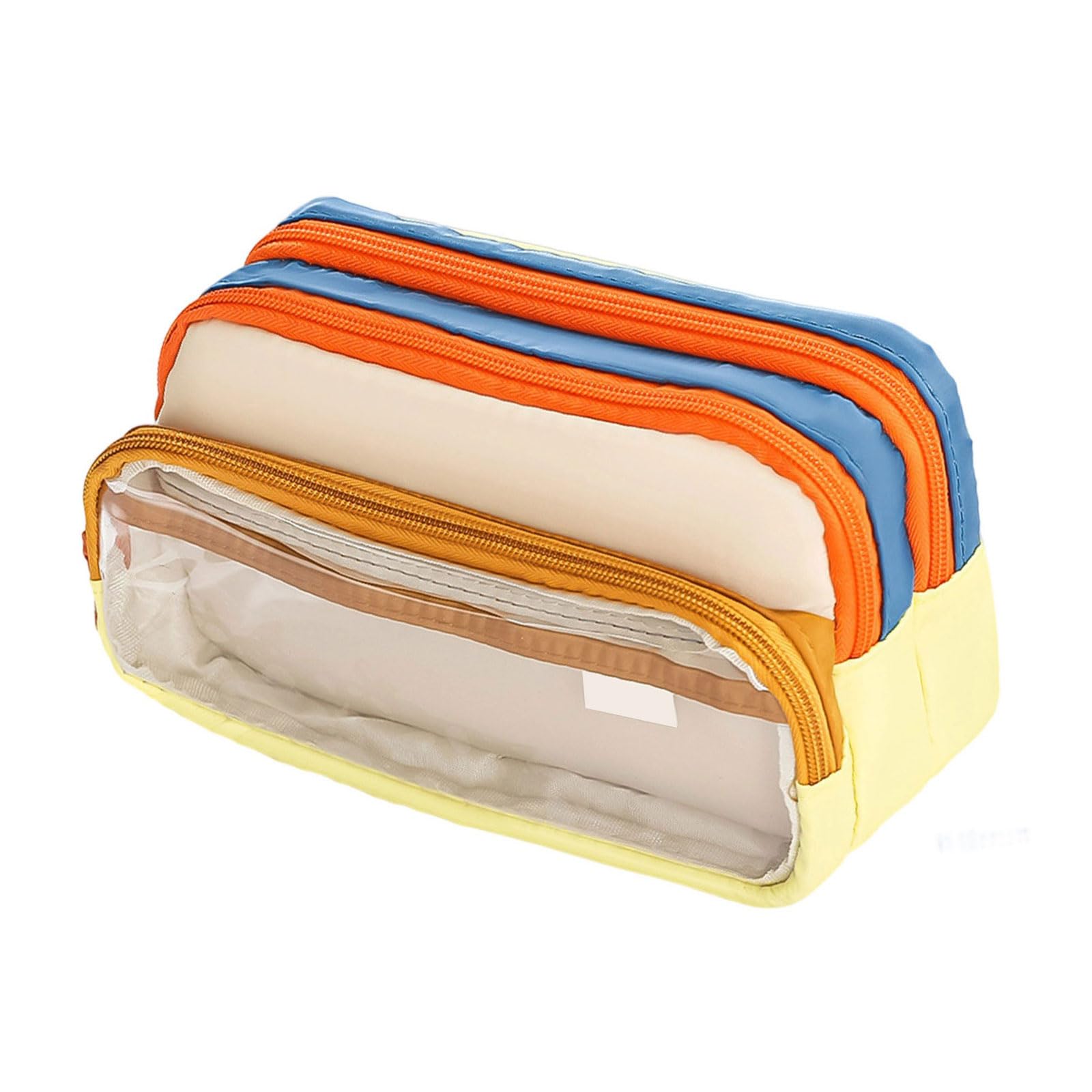 Xagmodshn Women's A Clear Pencils Case Large Capacity Pencil Bag Esthetic Pen Case Back To School Supplies Large Capacity Pen Clear Pencil Bag