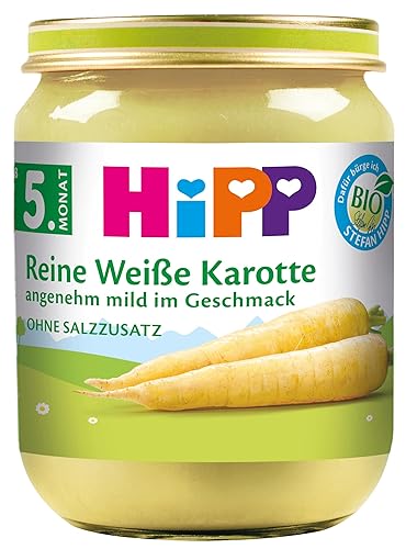 HiPP Reine weiße Karotte, 6er Pack (6 x 125 g)