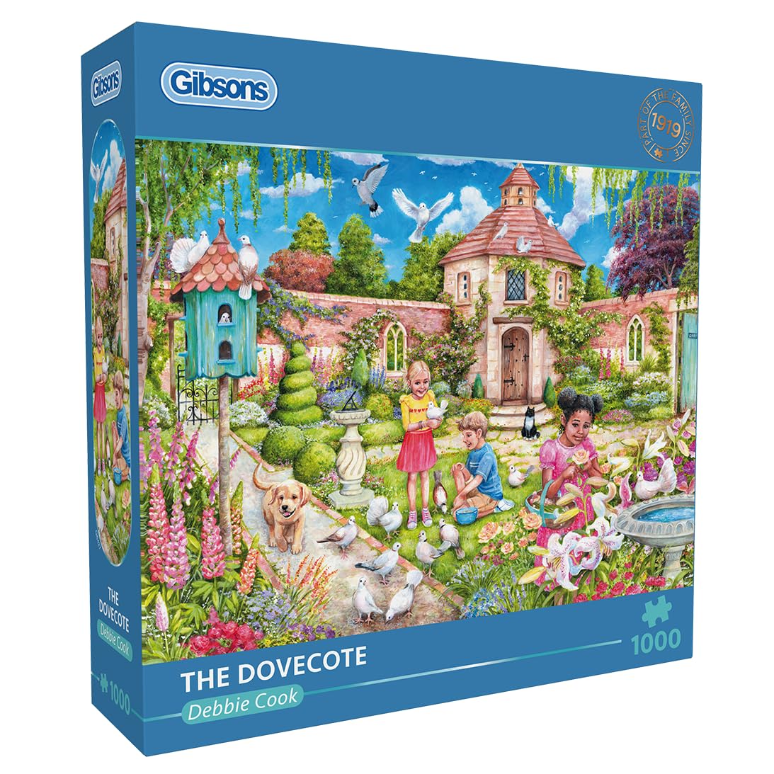 Gibsons The Dovecote 1000 Piece Jigsaw Puzzle for Adults Beautiful Colourful Nature Artwork Sustainable Premium 100% Recycled Board | Great Gift | Gibsons Games