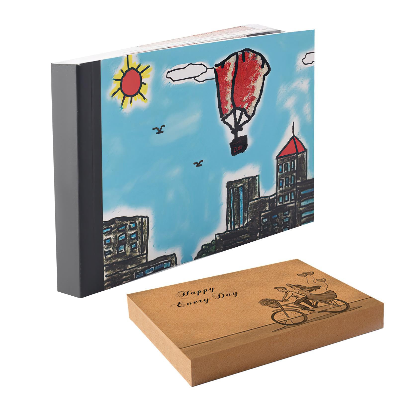 HAMIL Livre Proposition créative Animation flipss Bricolage avec Trou 126 Pages Bague cachée Cadeau fiançailles