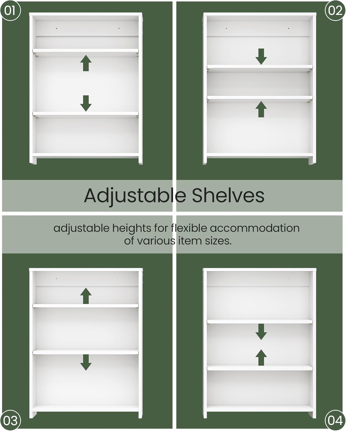 Wall-Mounted Bathroom Vanity with Mirror, Medicine Cabinet with Storage Function, Hanging Storage Cabinet, Adjustable Shelves, White