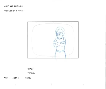 King of the Hill Original Production Animation Production Storyboard