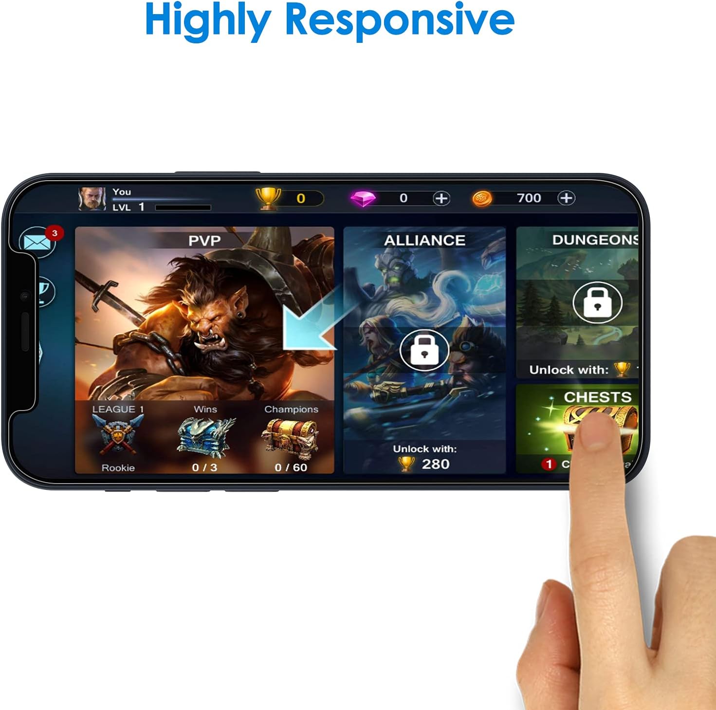 JETech Screen Protector Compatible with iPhone 12/12 Pro 6.1-Inch, Tempered Glass Film with Easy-Installation Tool, 2-Pack