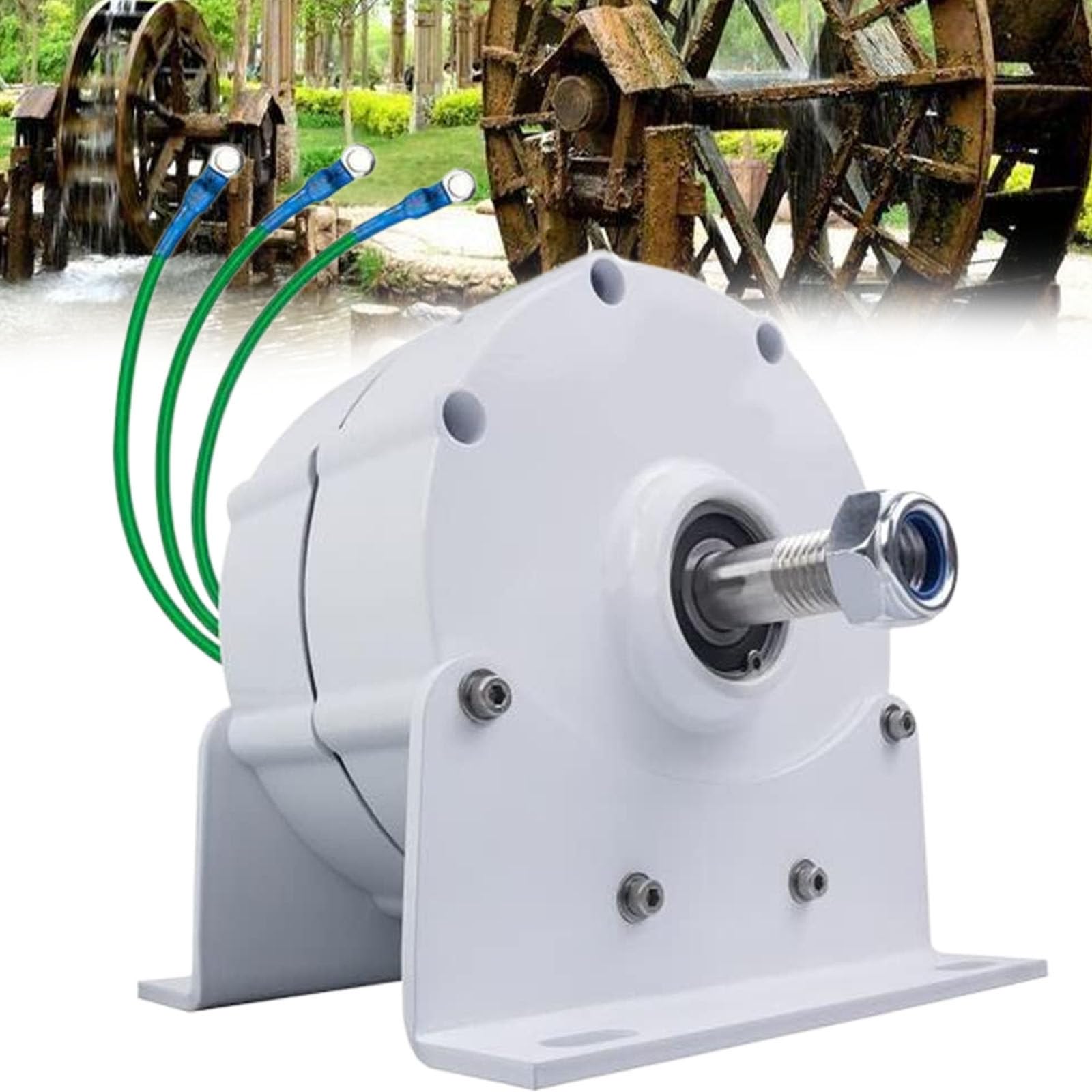 Alternateur éolien Aimant Permanent 8000W - 3 Phases - 12V/24V/48V - Neuf