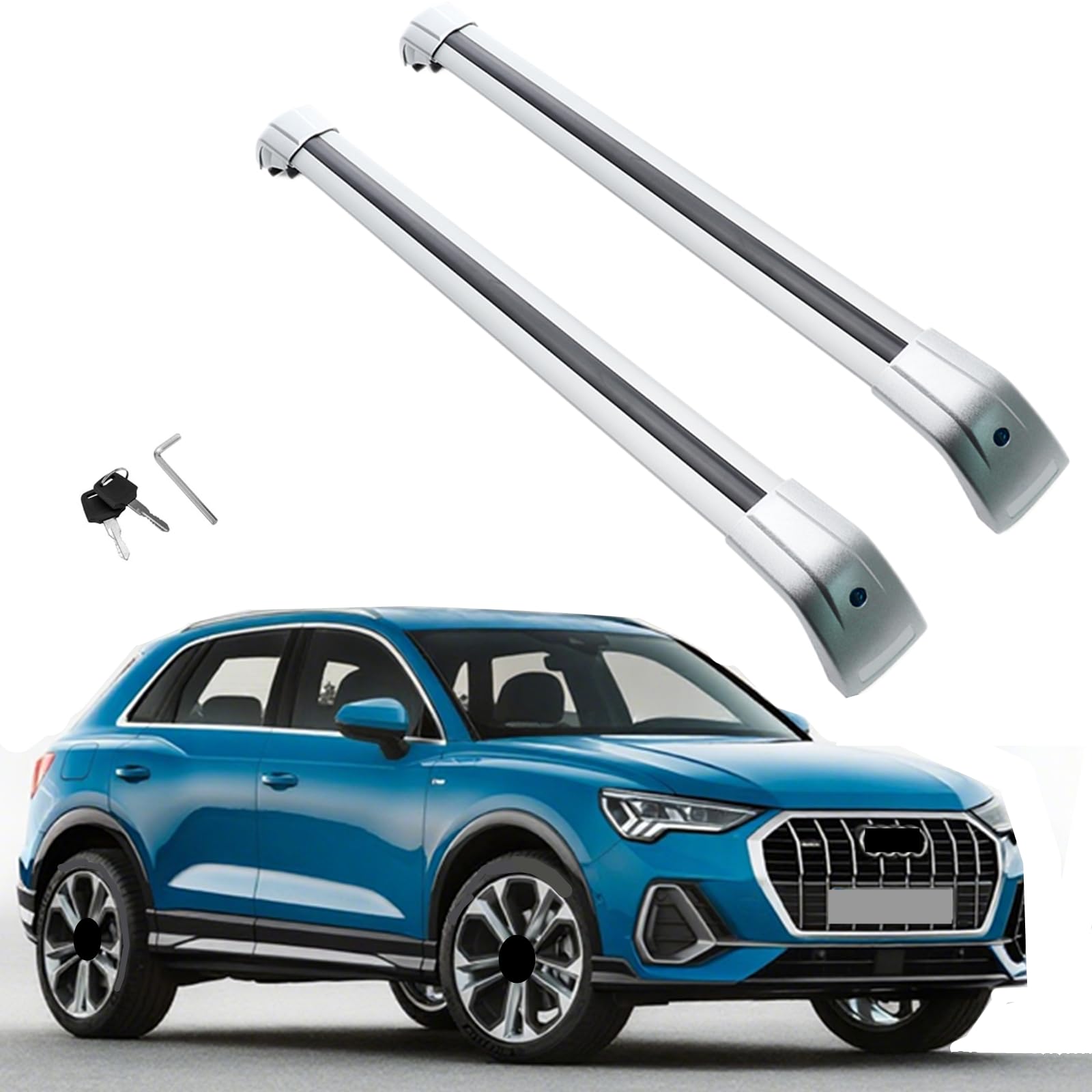 Snapklik.com : Roof Racks Cross Bars Fit For Audi Q3 2019 2020 2021 ...