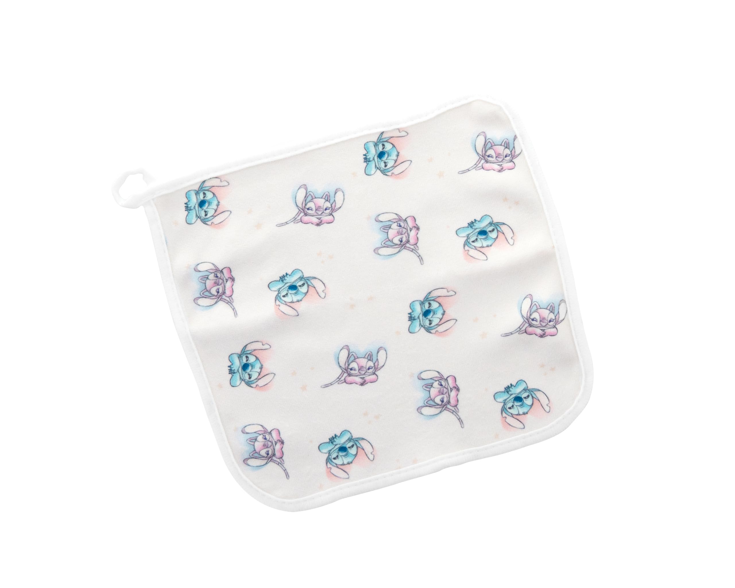 Disney Baby Panno Lavabile Stitch – Set 4 salviette ultra morbide – Per corpo, mani e viso – Lavabili a 40 °C, riutilizzabili e multiuso – Prodotto ufficiale.