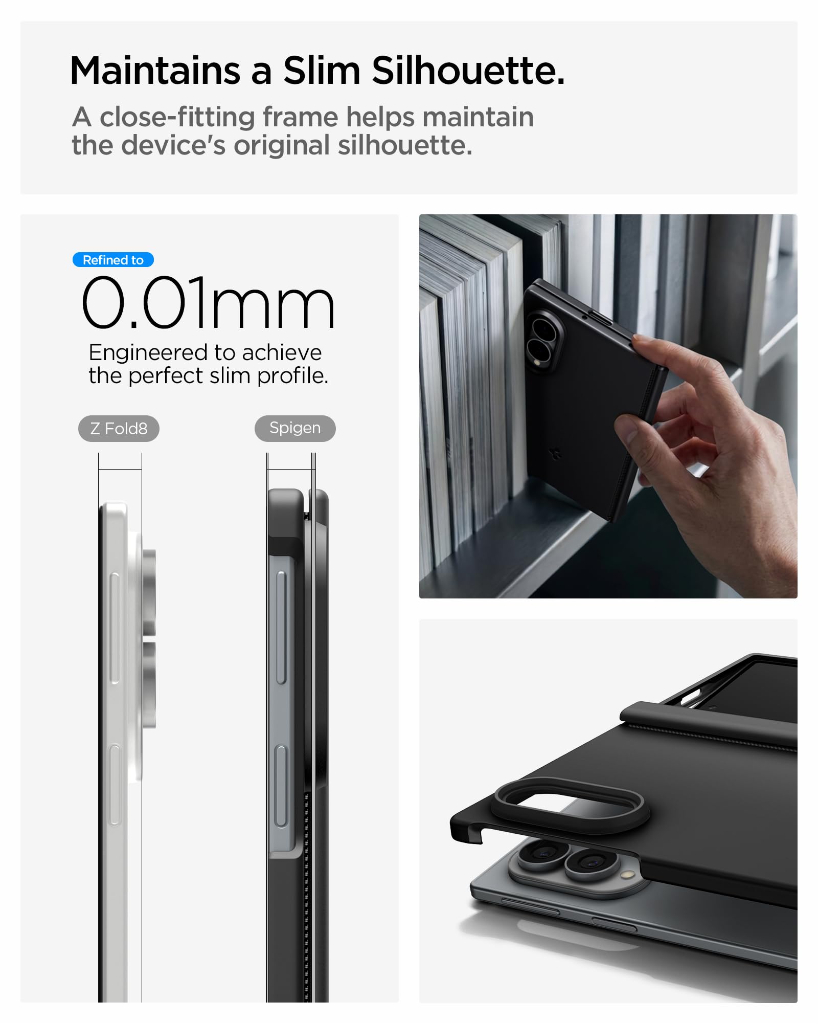 Spigen Airfit Pro MagFit Case for Samsung Galaxy Z Fold 8, Black — Amazon image 5