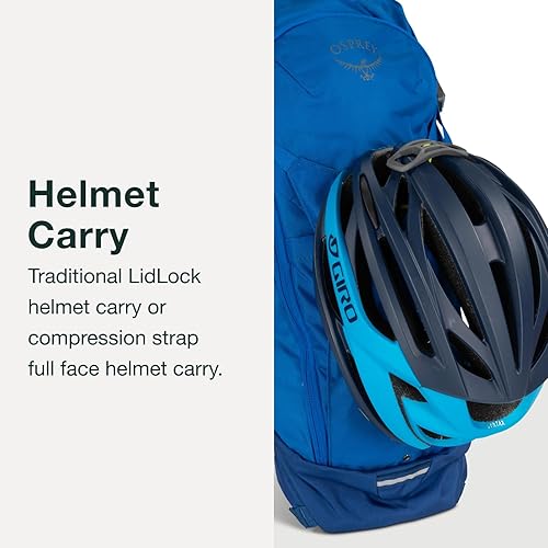 Miniatura 5 de Osprey Siskin 8L Mochila de ciclismo para hombre con depósito hidráulico, color negro