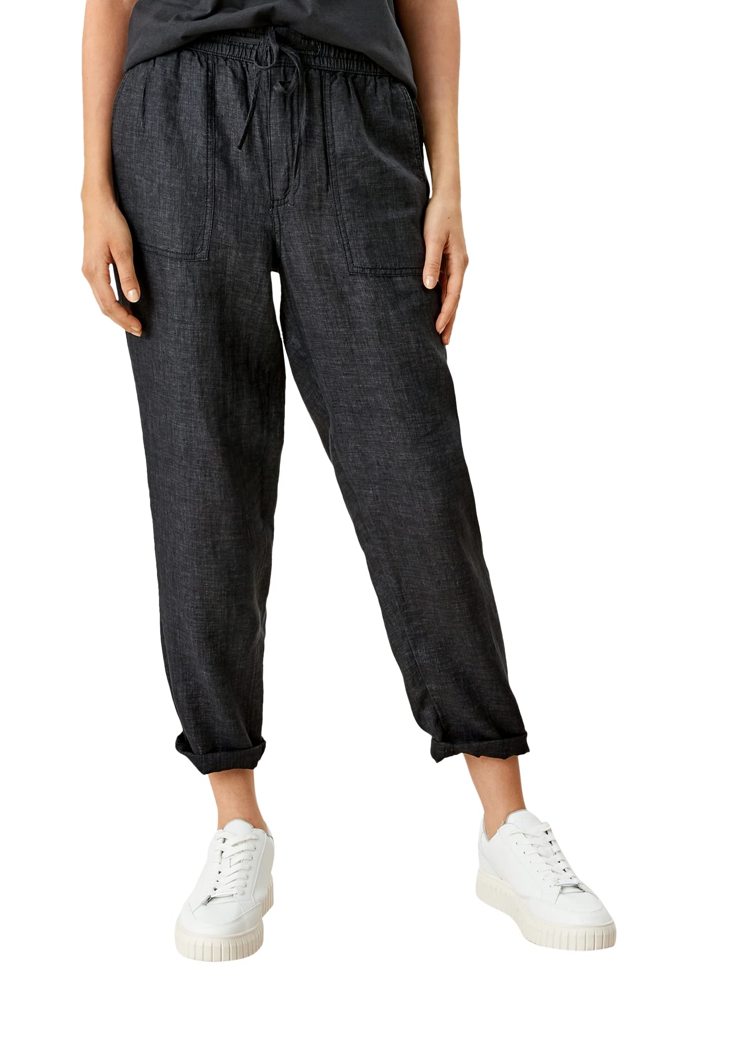 s.Oliver Women's Trousers 7/8, Navy, 36