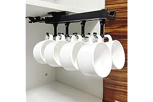 Mug Holder Under Cabinet for Hanging Kitchenware